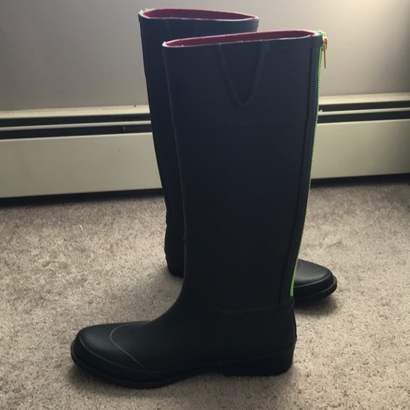 Navy Tommy Hilfiger rain boots - Picture 2 of 6